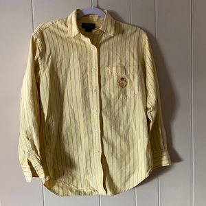 Vintage Polo Ralph Lauren Stripe Button. Size: 4